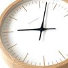 KATOMOKU Muku Clock 18 Oak Wall Clock with Continuous Second Hand km-129OA 306mm (quartz Clock)