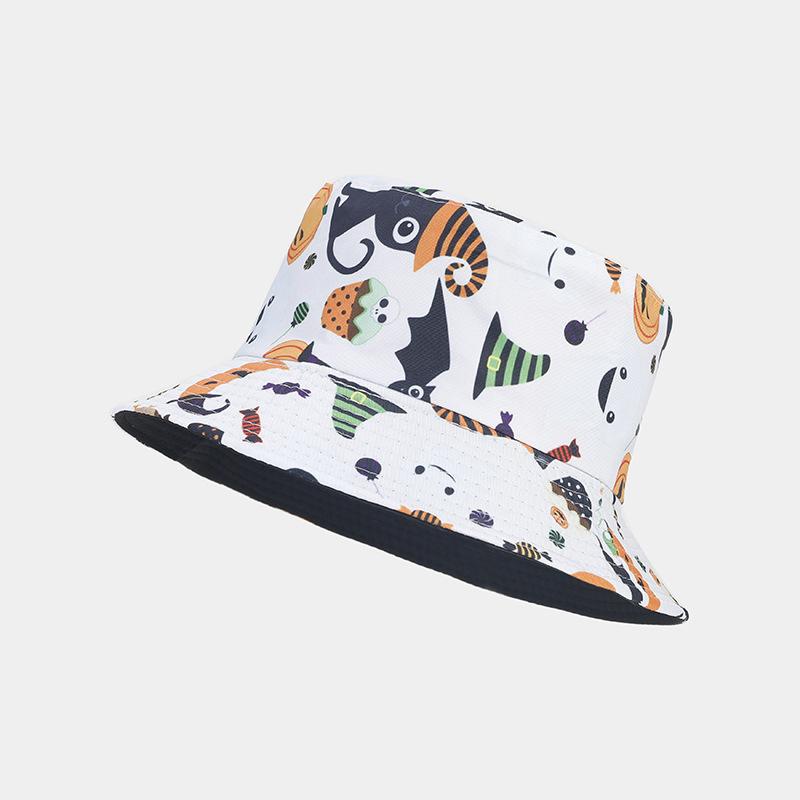Spring and Autumn Hat Women's Bucket Hat Double-sided Outdoor Sunscreen Sun Hat Men's Basin Hat