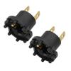 2Pcs Low Beam Headlight Socket Male B28V-51-0A3 For 2001-2010 Mazda 3 5 Protege