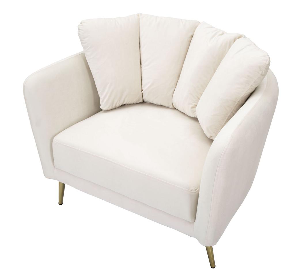 Armchair Kiev Cream Cm 88X77X74