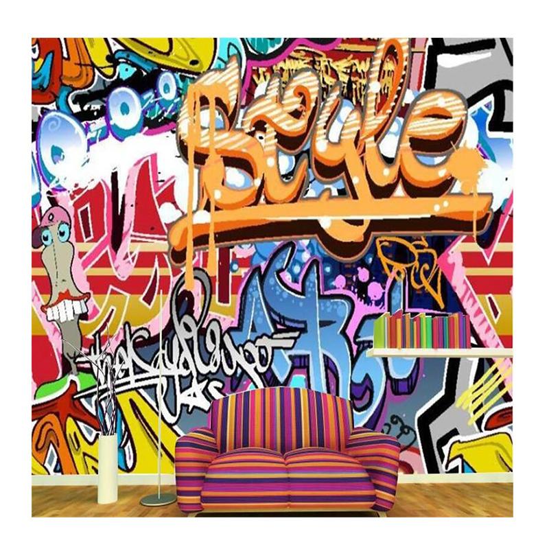 

Wallpaper Colorful Rock Graffiti 3d Wallpaper Bar Ktv Home Decoration Living Room Bedroom Mural 200 cm(W) x 140 cm(H)