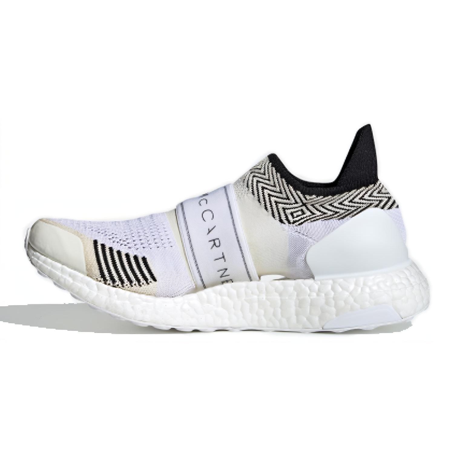 

adidas Stella McCartney x Ultraboost X 3D Core White Женские кроссовки Black Chalk-White Radiant-Orange D97688