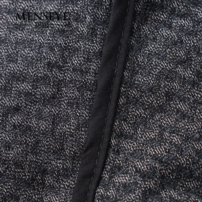 Menseye Menseye Dark Gray Casual Pants with Dark Lines