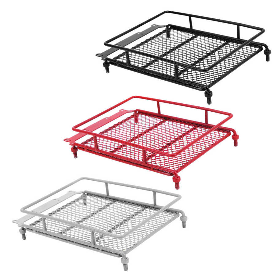 RC Metal Roof Rack Luggage Carrier with LED Light Fit for MN 1/12 RC Crawler MN90/MN90K RC Model Car Spare Parts Roof Rack
