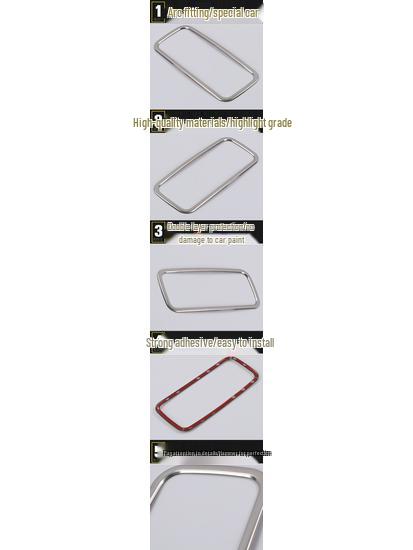 15 CRV Rear Air Outlet Decorative Ring: Third Row Air Conditioning Sticker Accessory