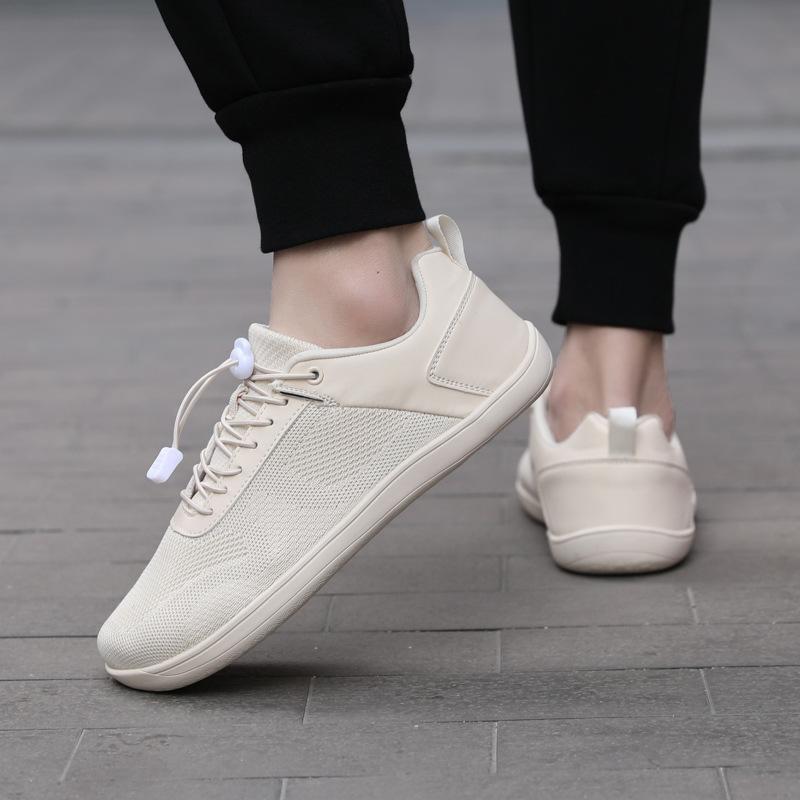 New Large Size Wide Palm Wide Head Barefoot Shoes Soft Sole Breathable Sports Shoes Couple Fitness Cycling Casual Walking Shoes Men