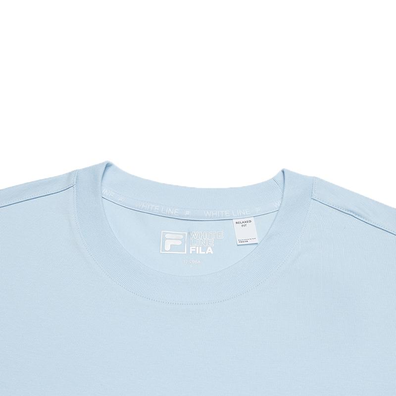 New FILA HERITAGE T Shirt Men's Sunny Cloud Blue F11M538120FLB