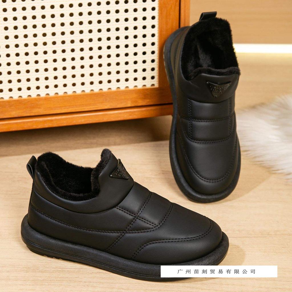 Four Seasons New Products Four Seasons Lamb Warm Waterproof Non-slip Shock Absorbing Snow Women's Cotton Boots Mom Love Shoes Boots