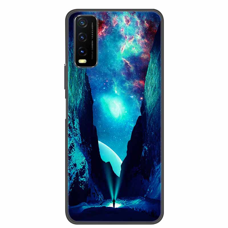 For Vivo Y20 Case Marble Soft Silicone Back Case for Vivo Y20S Y20 S Y 20i Phone Cover for Vivo V2027 Y20i Coque Funda Bag