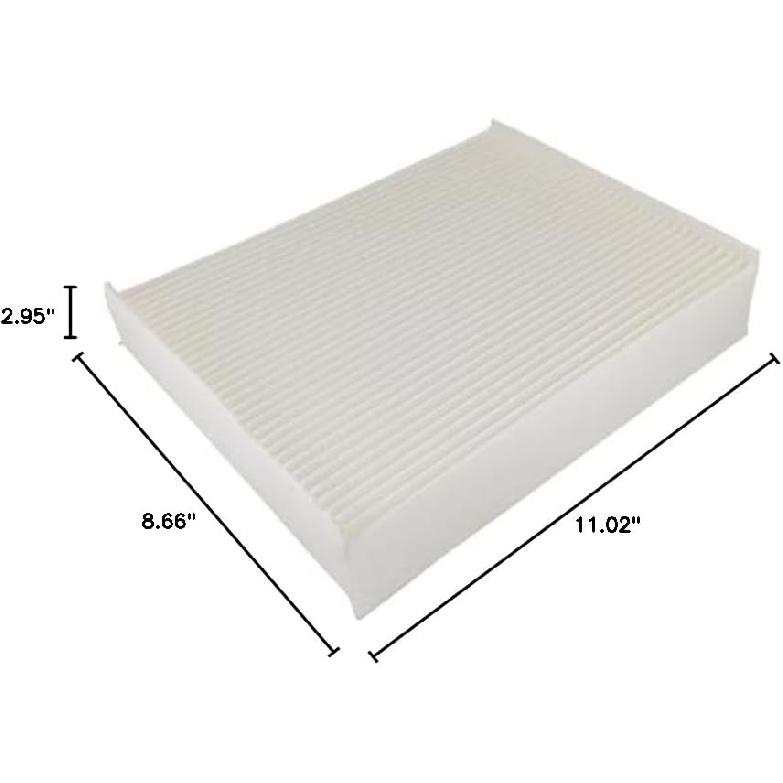 FP79 FP92 FL3Z19N619A KL3Z19N619AA Cabin Air Filter Fit For 2015-2023 Ford F-150 2017-2022 F-250 F-350 F-450 F-550 2018-2024 Expedition, White, 2