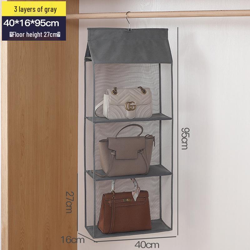 Hanging Wardrobe Storage Organizer Rack