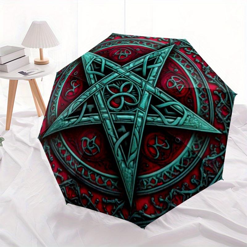 Pentagram Symbol Wall Art Decor, Mystic Star Design for Home Decor, Office Decor, or Dorm Room Decor, Wiccan, Pagan, Witchcraft, Occult, Gothic, Medie