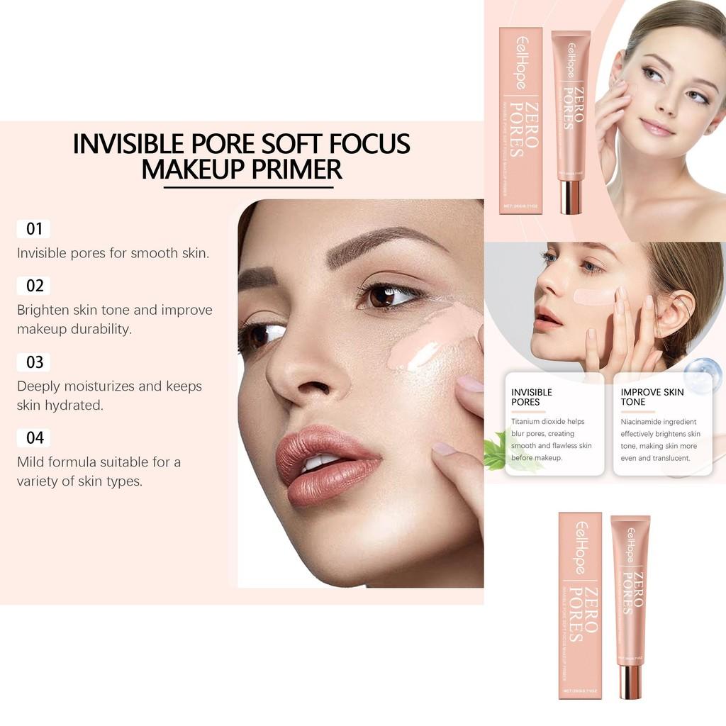 Eelhope Primer Cream Natural Brightening Treatment Lightweight Non Greasy Formula