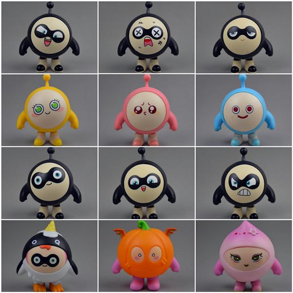 

Egg Party Internet Celebrity Cartoon Doll Ornament - Trendy Toy & Student Gift 9CM