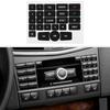 Car Button Repair Sticker Matte Stickers for Mercedes For Benz C-Class W204 S204 C204 Facelift SLK-Class R172 E-Class W212