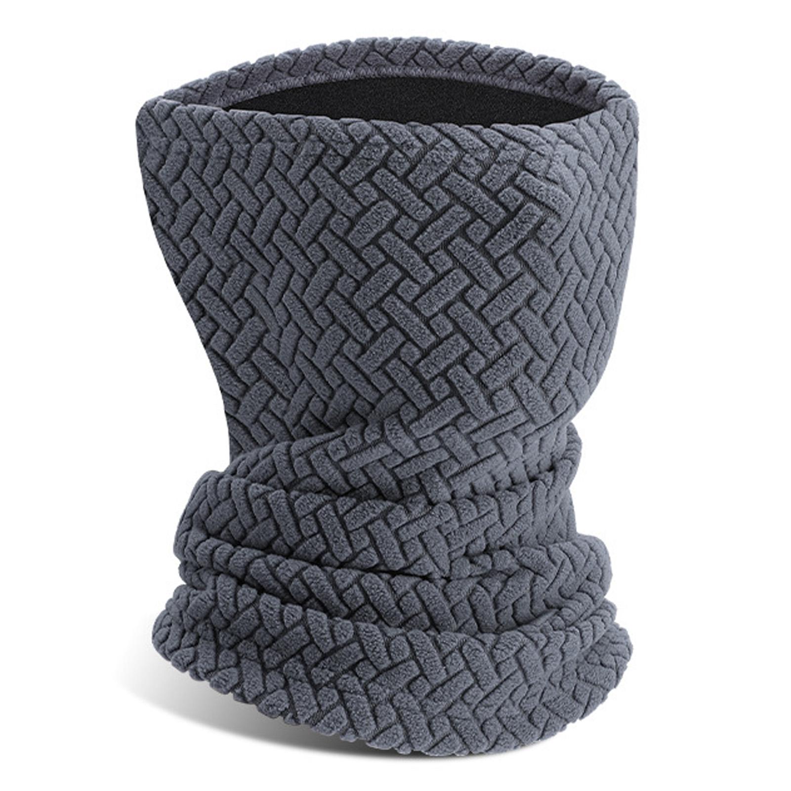 

Зимняя флисовая толстая теплая маска платок ветрозащитный холодостойкий шейный платок велосипедное снаряжение темно-серого