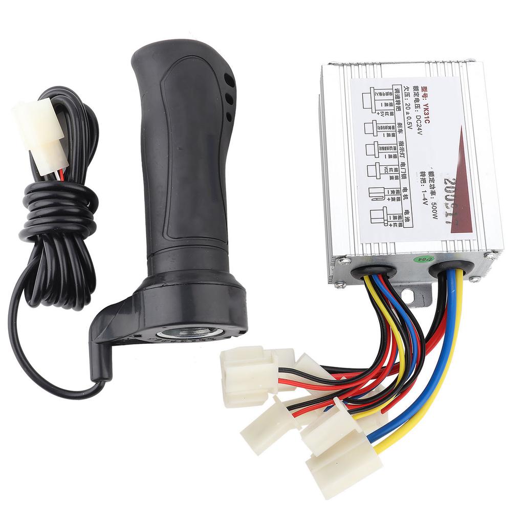 Electric  Throttle Grip 500W Motor Brushed Speed Controller & Throttle Grip for Electric  Scooter Tricycle
