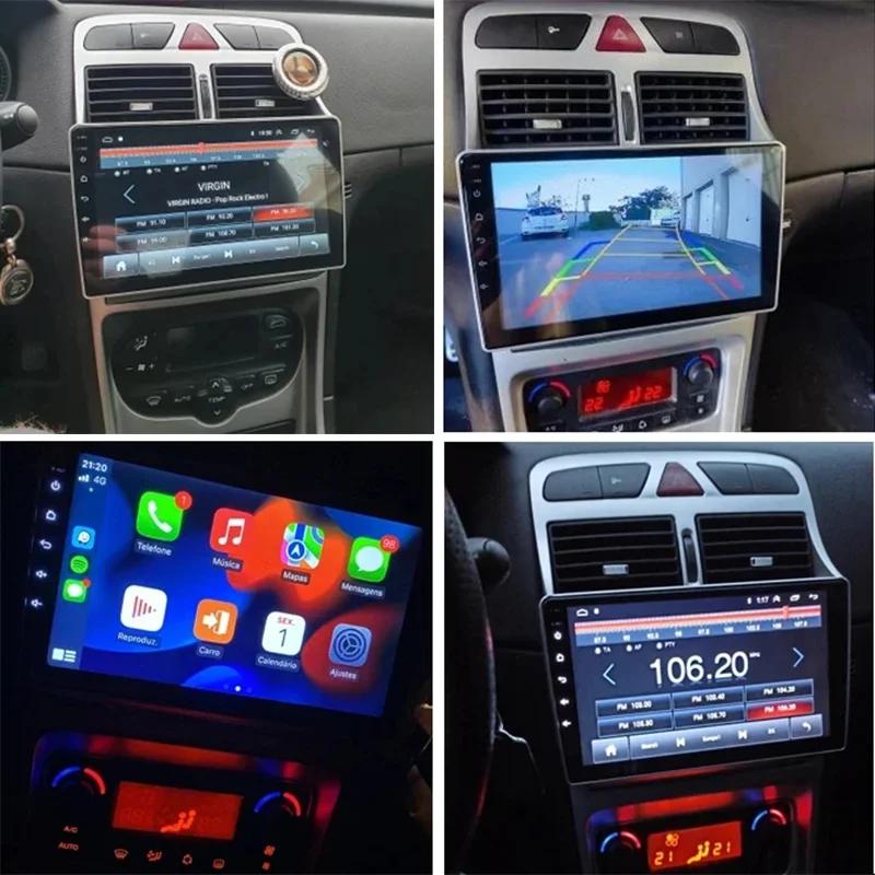 JIUYIN Car Radio For Peugeot 307 307CC 307SW 2002 - 2013 wireless CarPlay Android Auto car intelligent systems No 2 din 2din DVD