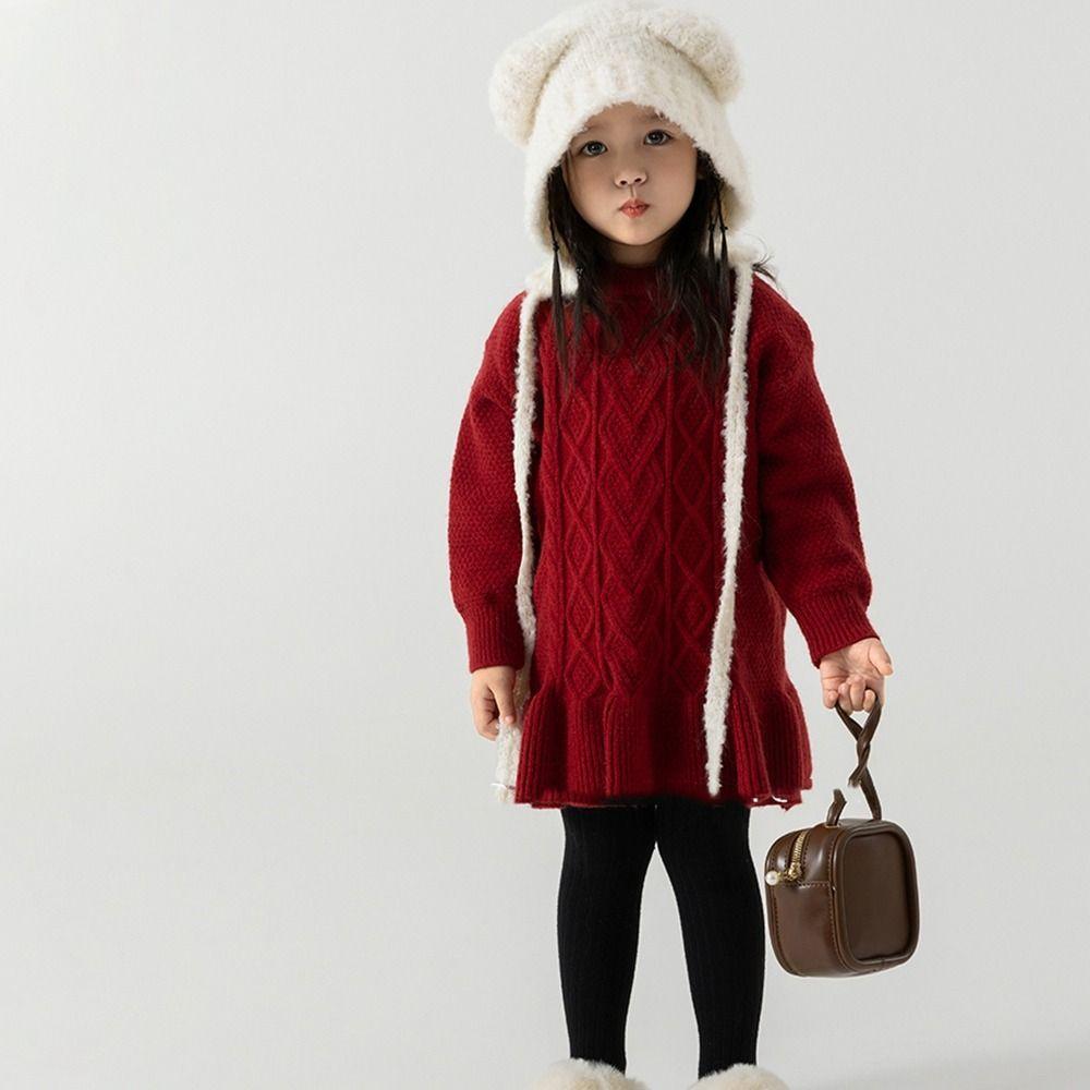 Y2K Children Hat Warm Cute Knitted Hat Fashion Bear Ears Beanie Hats  Girls