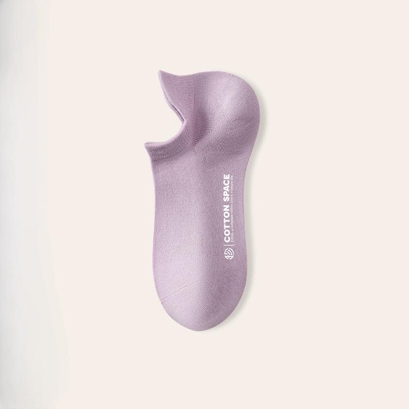 Women's Spring and Summer Invisible Deodorant Antibacterial Anti Pilling Boat Socks