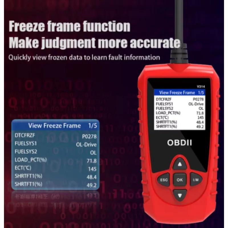 Universal Car OBDII Scanner - Automotive Diagnostic Tool with Code Reading & Fault Detection