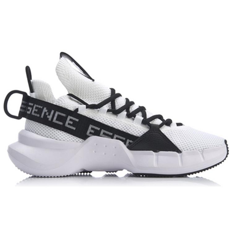 New LINING Essence II Lace Up Men's Lifestyle Shoes - White/Black AGBP009-3