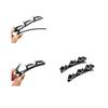 2 stuks Luie Haarvlecht Artefact Pony Clip Voorhoofd Zijhaar Opruimen Haarspeld Vrouwelijk Kort Haarspeld Hoofddeksel Haar