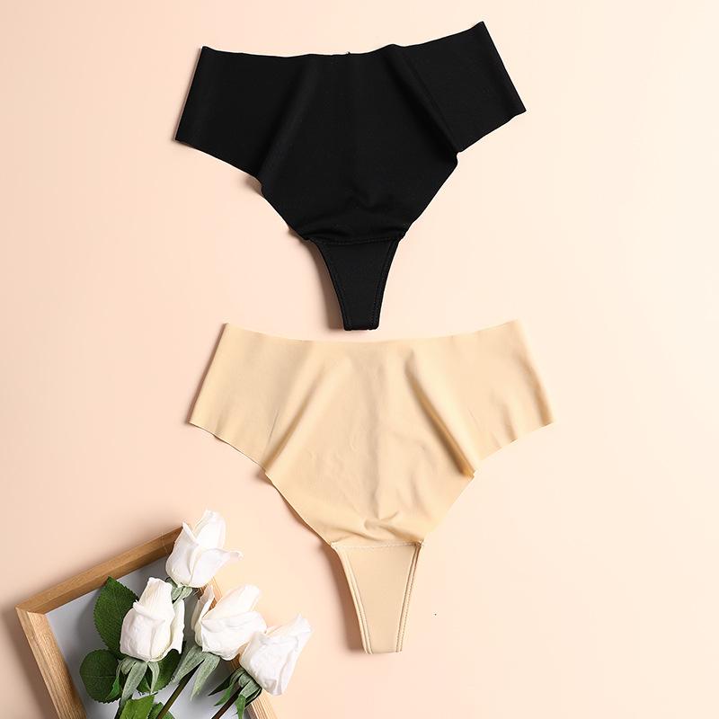 Foreign Trade Anti-camel Toe Seamless Women's Underwear High Waist Breathable Large Size Yoga Non-triangular Line Anti-embarrassment Underwear Women