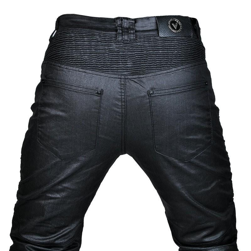 Motorcycle Riding Pants Men Women All-Season Waterproof Coated Denim Style Protective Trousers With Extended Armor