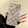 Applicable to Apple 11promaxiphone11 mobile phone case high-end sense simple female personality retro color square