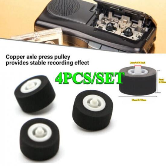 

4PCS Vintage Pinch Roller for SONY Technics SA-VK960 AK110 AK200 AK220 Player