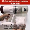 50pcs/100pcs, Disposable Vacuum Cleaner Filter Element, Universal Non-Woven Fabric Filter Accessories For Vacuum Cleaner