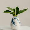 Ceramic Vase Irregular Ink Graffiti Flower Arrangement Accessories Flower Vase Tabletop Handicraft Ornaments Home Decoration