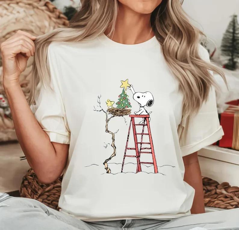 Charlie Brown Christmas Tree T-shirt Snoopy Christmas Tree Shirt Christmas Cha XXL