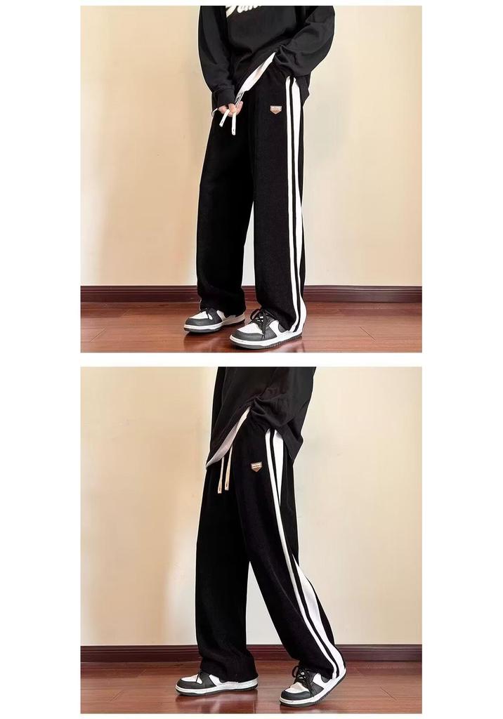 Men's Trendy Loose-Fit Workwear Trousers - Casual Spring/Summer Sports Pants