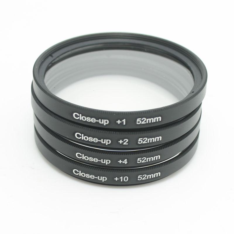 Close Up Macro Filter Kit with Carry Bag +1 +2 +4 +10 Close-UP 49 52 55 58 62 67 72 77mm for Canon Nikon Sony Camera 6