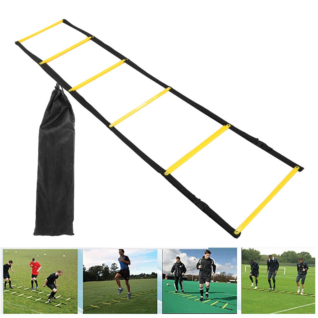 Speed Ladder für Fußball Fußarbeitstraining Übungsgerät mit Aufbewahrungstasche