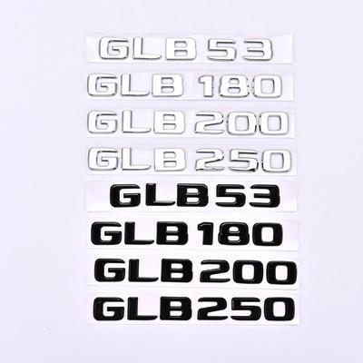 Compatible Mercedes-Benz GLB-Series Tail Number Badges: GLB53, GLB180, GLB200, GLB250