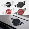ABS Car Front Head Emblem Rear Sticker Logo for BMW Mini Coopers F54 F55 F56 F57 Refit Replacement Badge Exterior Accessories