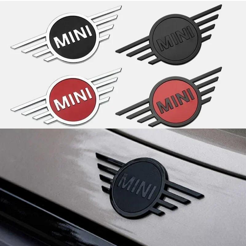 ABS Car Front Head Emblem Rear Sticker Logo for BMW Mini Coopers F54 F55 F56 F57 Refit Replacement Badge Exterior Accessories