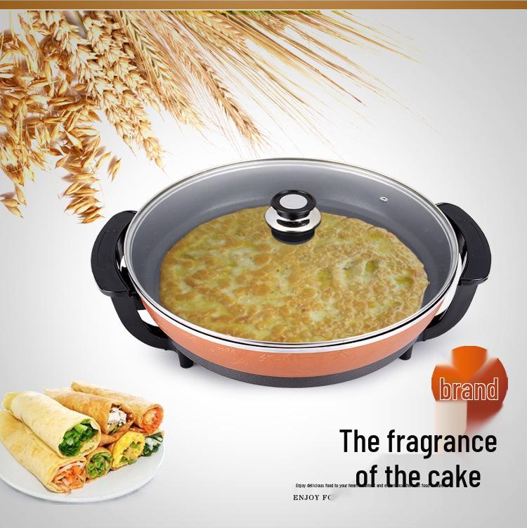 Padella Elettrica Multifunzione Antiaderente con Spedizione Gratuita – Nuovo Stile BBQ, Friggitrice per Pancake e Padella Grigliata