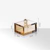 Bathroom Crystal Glass Toothpick Dispenser, Cotton Swab Box, Toothpick Holder, Dental Floss Storage Jar Teeth, Household Items