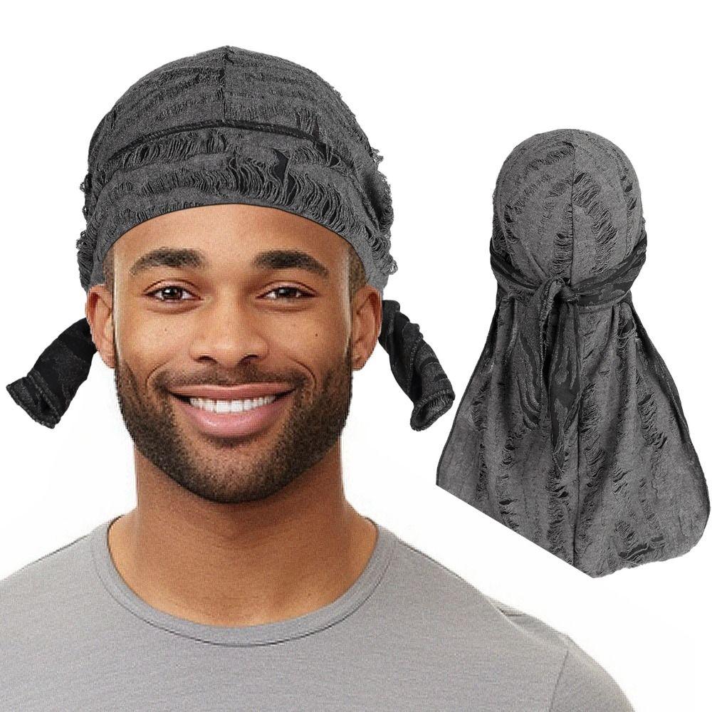 Cappello da Pirata a Coda Lunga in Cotone Fascia per Capelli Buco Bandana Punk Hip Hop Bandana Foulard Moto Bike