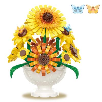 Arrangement de Fleurs Botaniques Non Toxiques Kit de Construction Bricolage Kit de Décoration Florale pour la Maison Idée de Centre de Table Unique Décorations Pour Bureau 10345