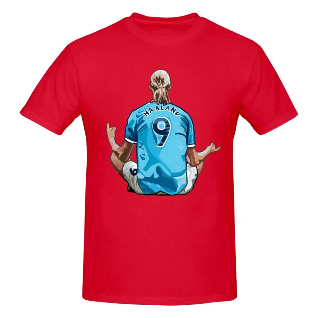 Erling Haaland Vintage T Shirts Graphic Y2k Anime Customized Tshirt For Unisex Wounisex Tops