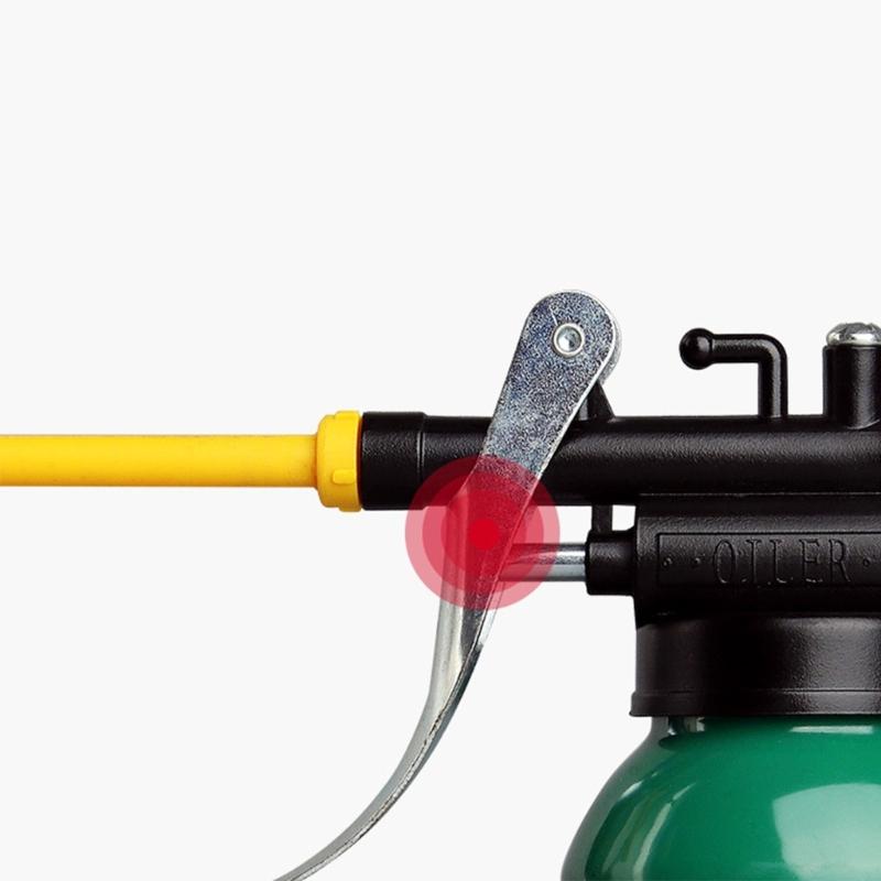 High Pressure Thumb Pump Oiler with Long Nozzle Oil Pot Spray Can Lubrication Oil Can Bottle for Lubricating Airbrush
