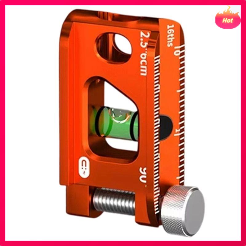 High-Precision 1Pc Mini Scale Level Ruler, Magnetic Pipeline Leveling& Measuring Tool