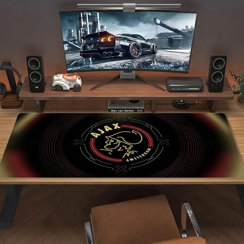 AFC Ajax Large Size Mouse Pad Large Gaming Table Cushion Non-slip Laptop Tablet Big Mousepad XXL Mat Mini PC Playmat With Lock Edge