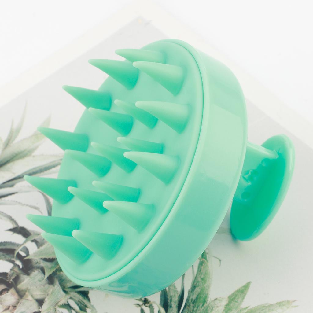 Silicone Shampoo Scalp Hair Massager Head Body Scalp Massage Brush Scalp Massage Brush Comb Magic Handle Brush Spa Massage Brush