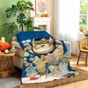 Book W-WheretheWildThingsAre Throw  Flannel Throw Blanket,Bed Home Office Nap Blanket Travel,Camping,Picnic Blanket Soft Decor